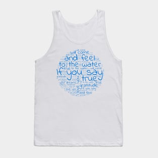 'I love you' to the water Tank Top